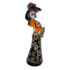 Catrina Calada Con Mariposas De Ceramica 027- Dia De Muertos - Imagen 4